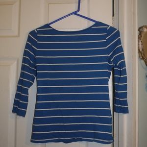 Striped Blue Quarter sleeve